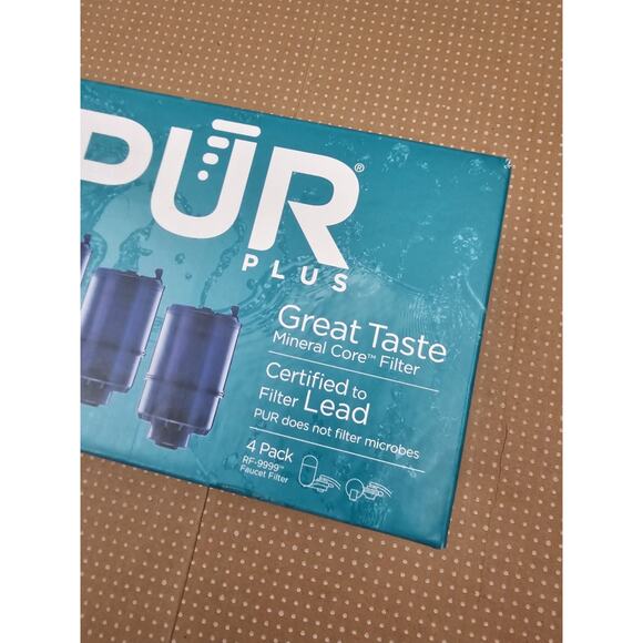 PUR PLUS RF-9999 Filter 4 Pack Faucet Mount Replacement Mineral Core Filter - Picture 2 of 5